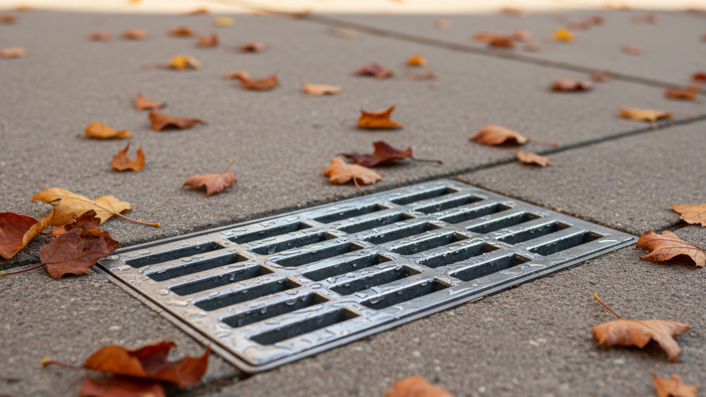 Clean Yard Drainage Grates Before Rain