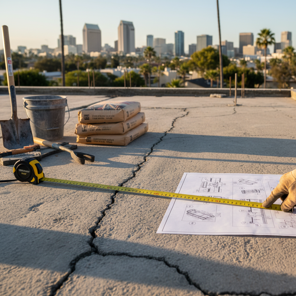 San Diego foundation repair cost factors: cracks, soil, house leveling, price.