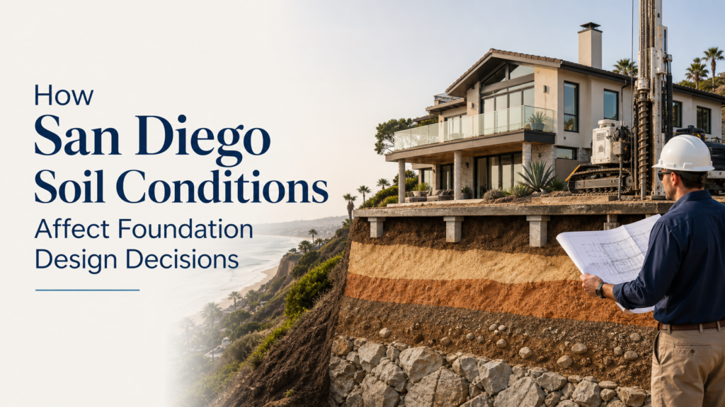 San Diego soil conditions and foundations